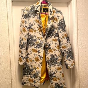 Sam Edelman Floral Brocade Coat